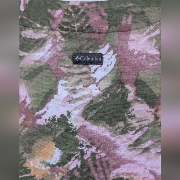 Columbia Cotton Multi Color Dress With Pockets Size Medium - Picture 6 of 7